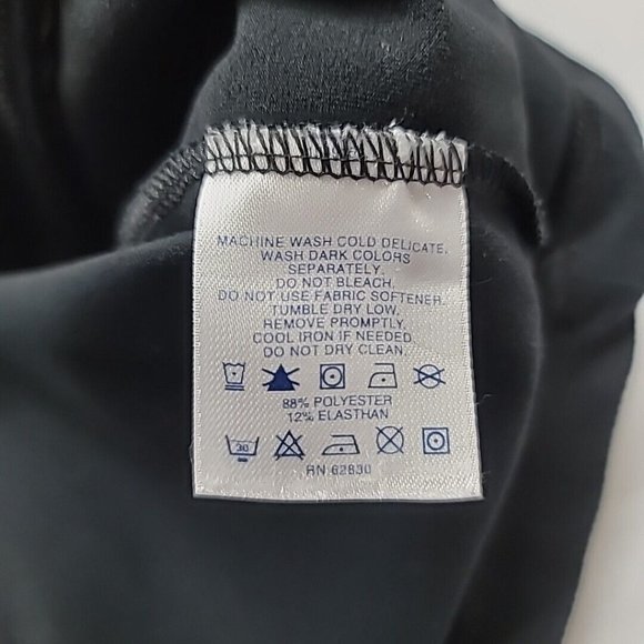 Lands' End Black Full Zip Lightweight Jacket Women's Size XL Activewear EUC - Picture 12 of 15